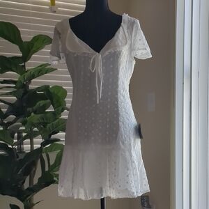 Lulu's White Mini Dress